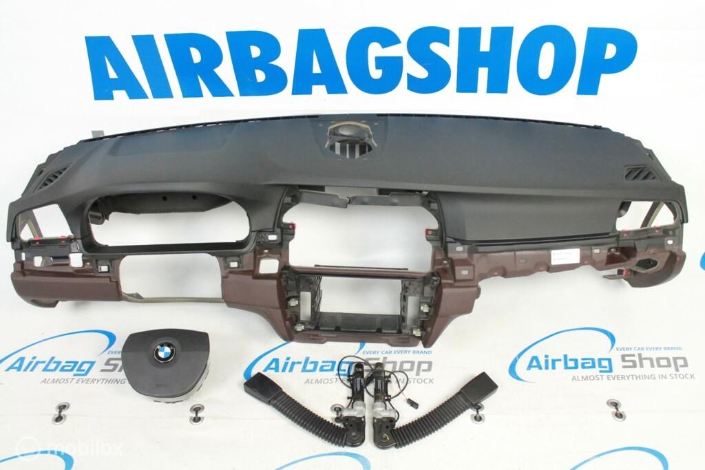 Airbag kit Tableau de bord brun BMW 5 serie F10, Enlèvement ou Envoi, Utilisé