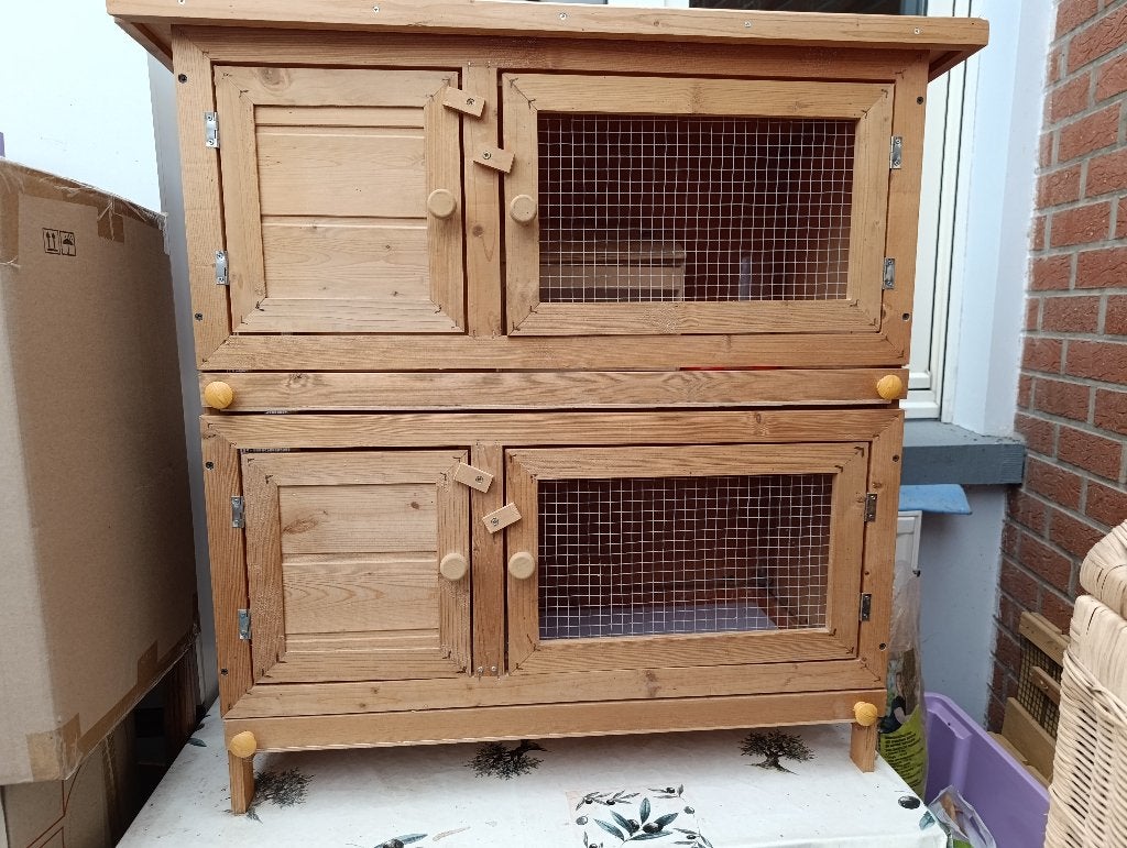 clapier, cage, Dieren en Toebehoren, Overige Dieren-accessoires, Ophalen, Gebruikt