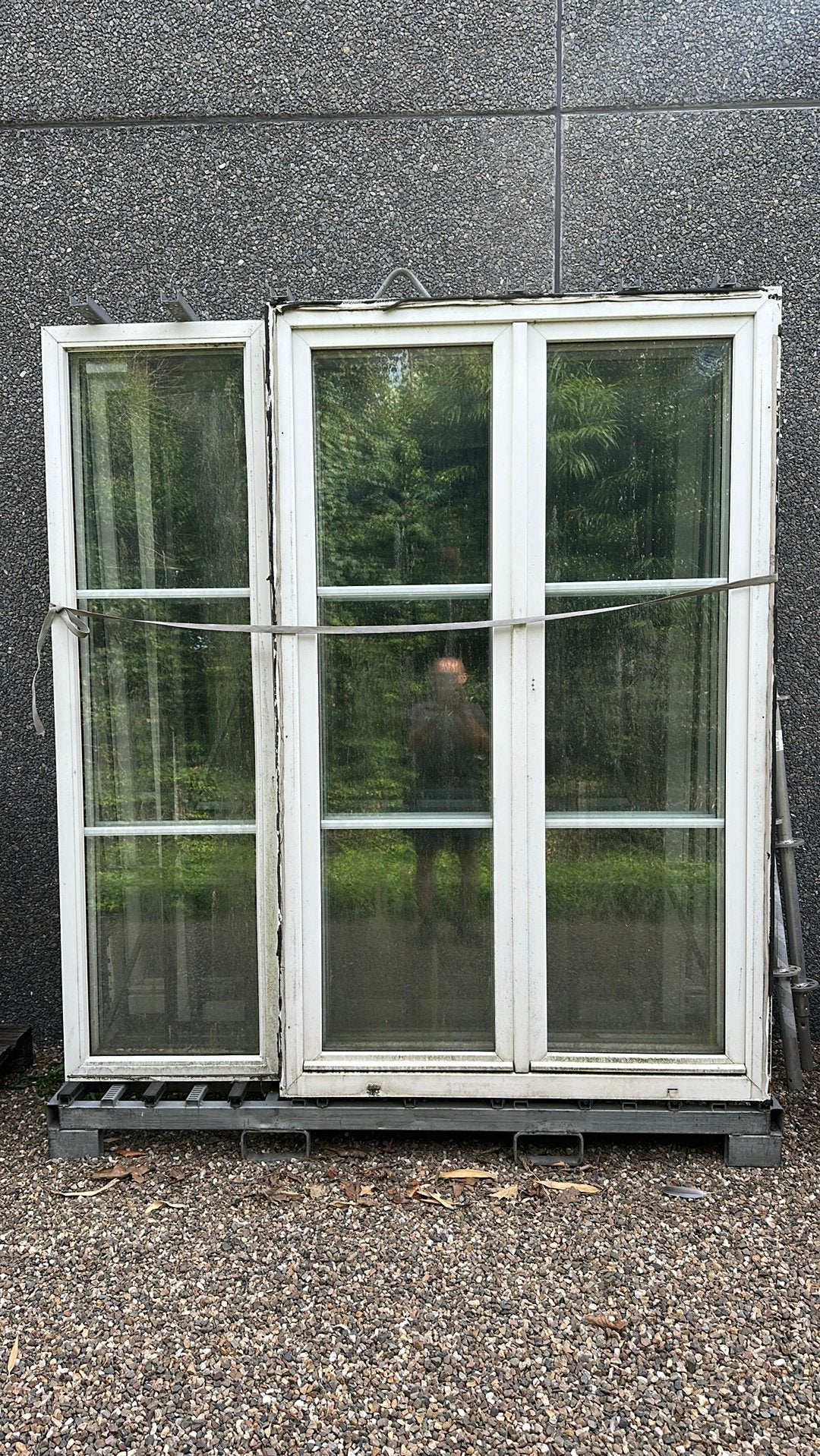 Pvc ramen wit, Doe-het-zelf en Bouw, Ophalen, Kunststof, Gebruikt, Raamkozijn