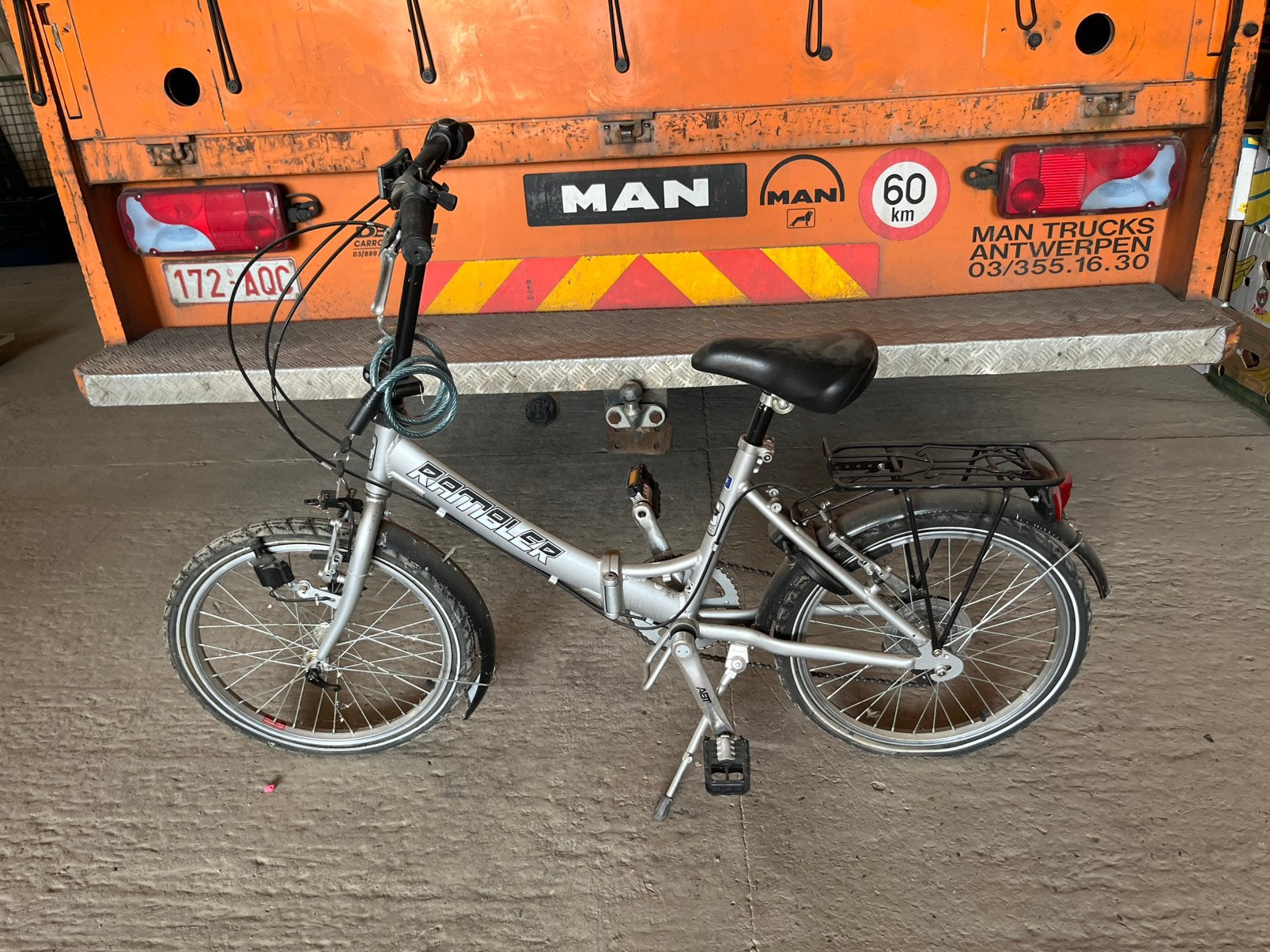 Plooifiets, Fietsen en Brommers, Fietsen | Vouwfietsen, Ophalen, Zo goed als nieuw