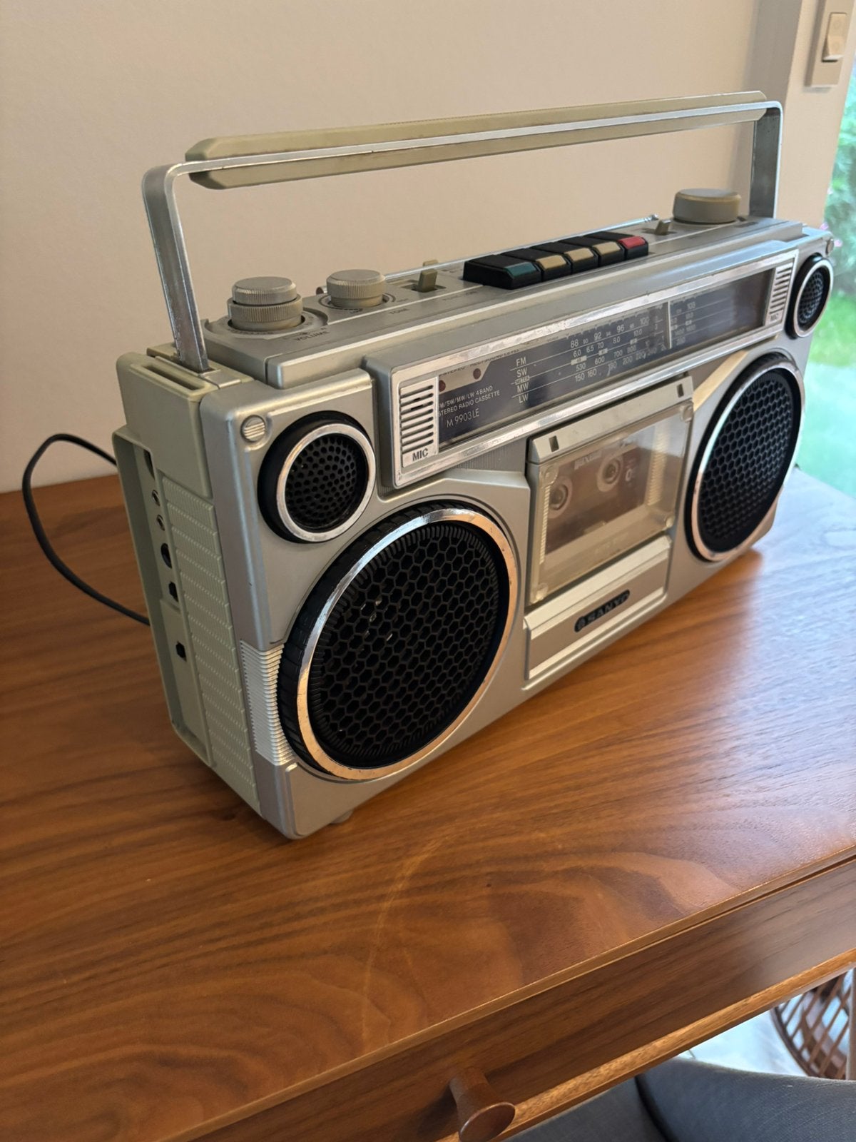Sanyo mini boombox 9903LE, Ophalen, Gebruikt, Radio