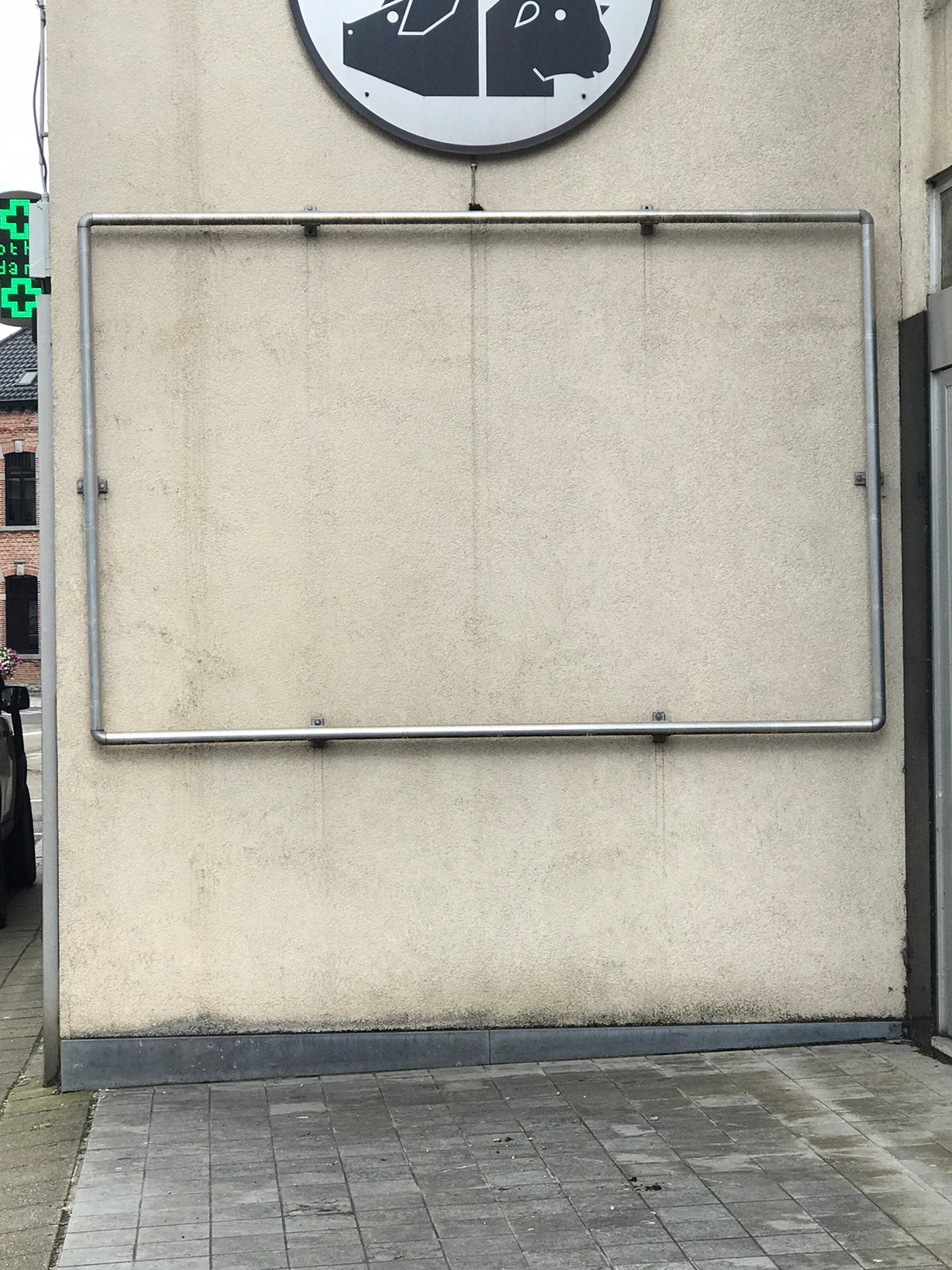 Cadre très robuste pour toile publicitaire, Enlèvement
