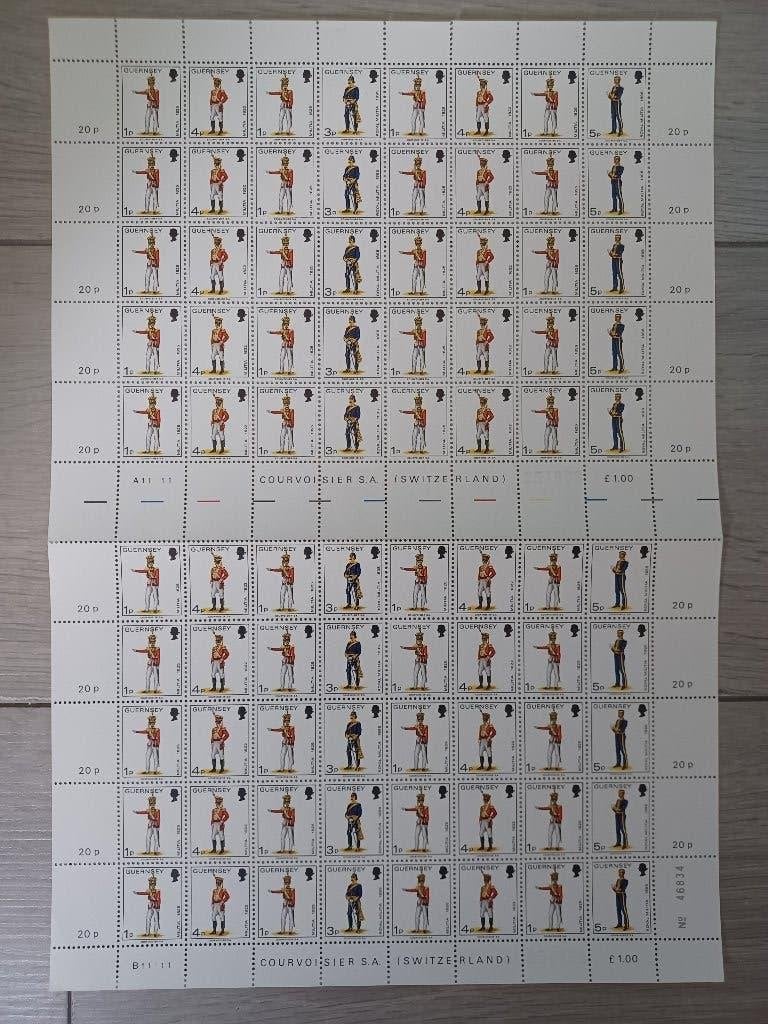 Timbres de Guernesey, Enlèvement ou Envoi, Non oblitéré