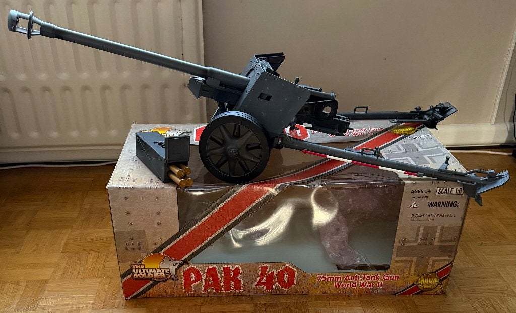 21st century toys Pak 40 anti tank canon 1:6 scale, Enlèvement, Comme neuf, Autres types