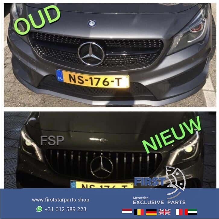 MB W117 CLA Facelift Bumper UPGRADE 2018 + spuiten + montage, Utilisé, -, Avant, -