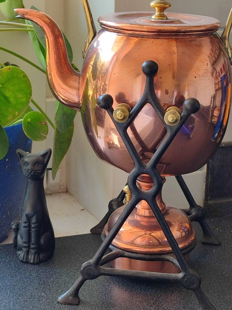 Kopere theepot, Ophalen of Verzenden, Koper