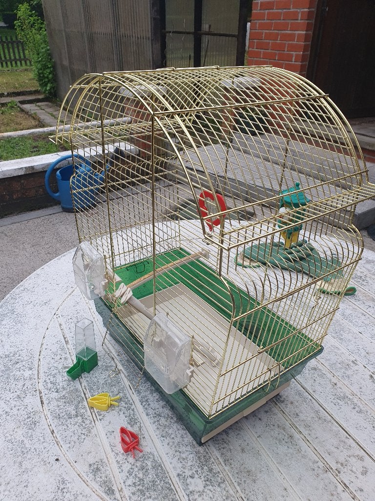 CAGE A PERRUCHES, Animaux & Accessoires, Enlèvement, Comme neuf, Métal, Cage à oiseaux