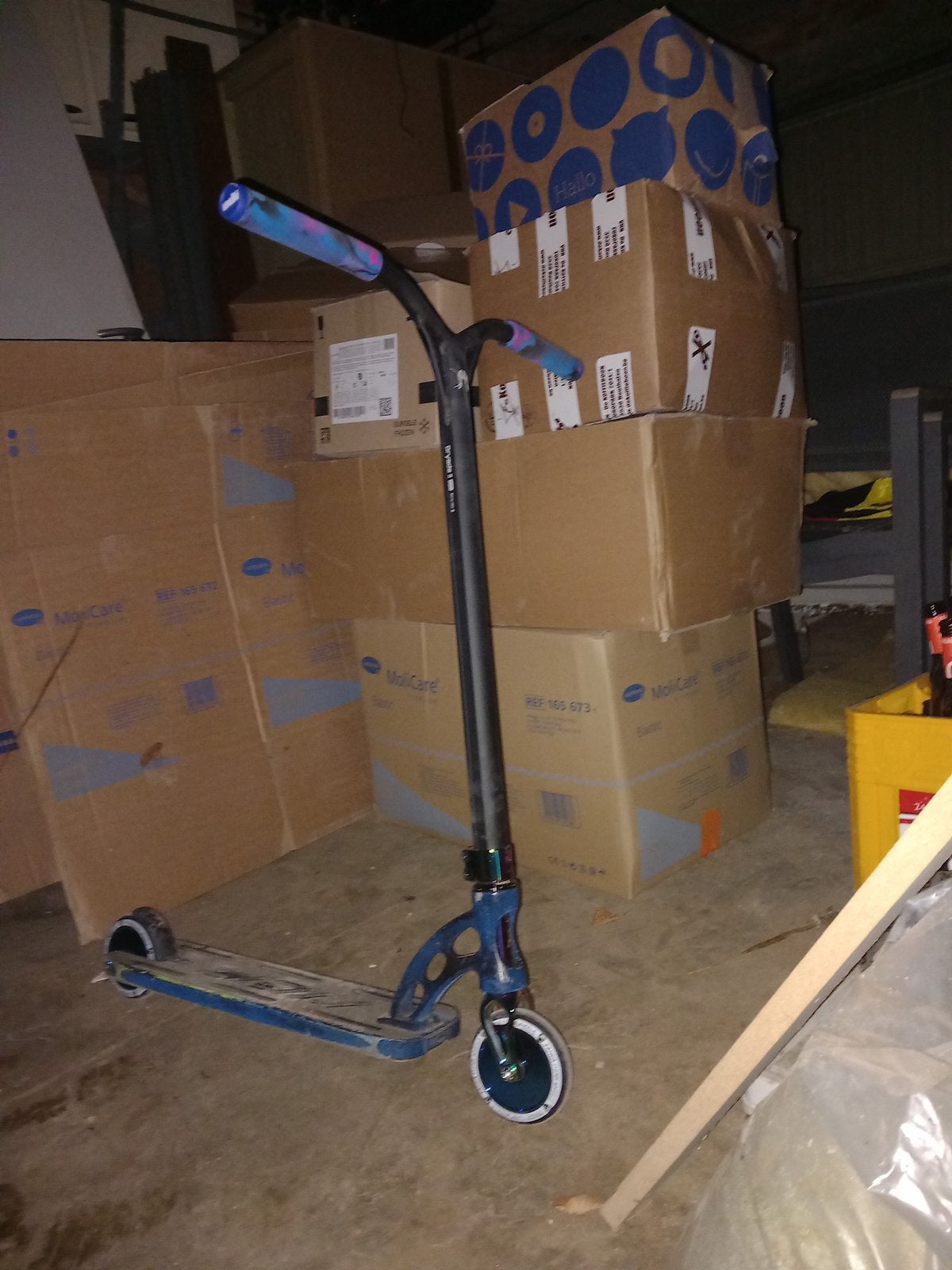 Stunt step, Fietsen en Brommers, Steps, Ophalen, Gebruikt
