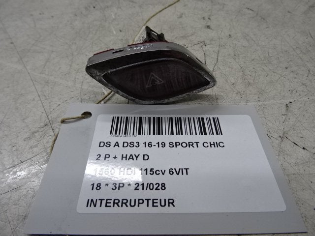 SCHAKELAAR DS DS 3 (SA) (01-2015/07-2019) (96669616KR), Gebruikt, Overige automerken