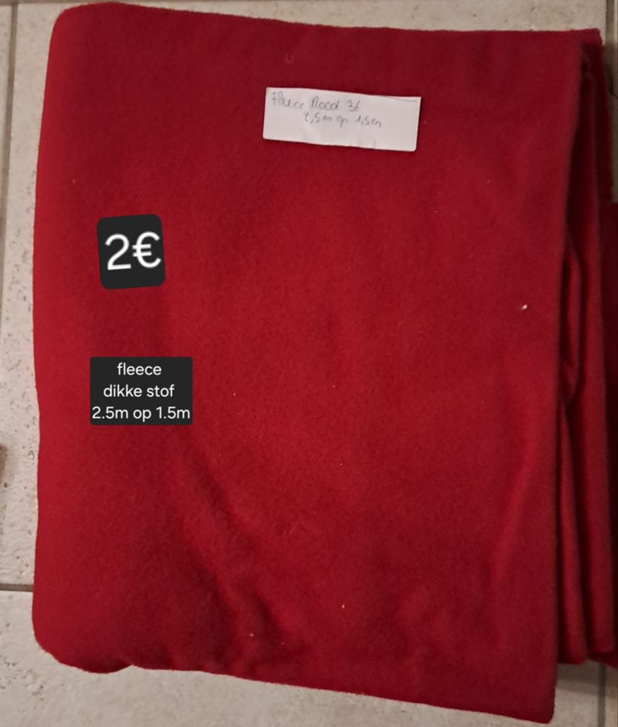 Stof fleece, Hobby en Vrije tijd, Ophalen