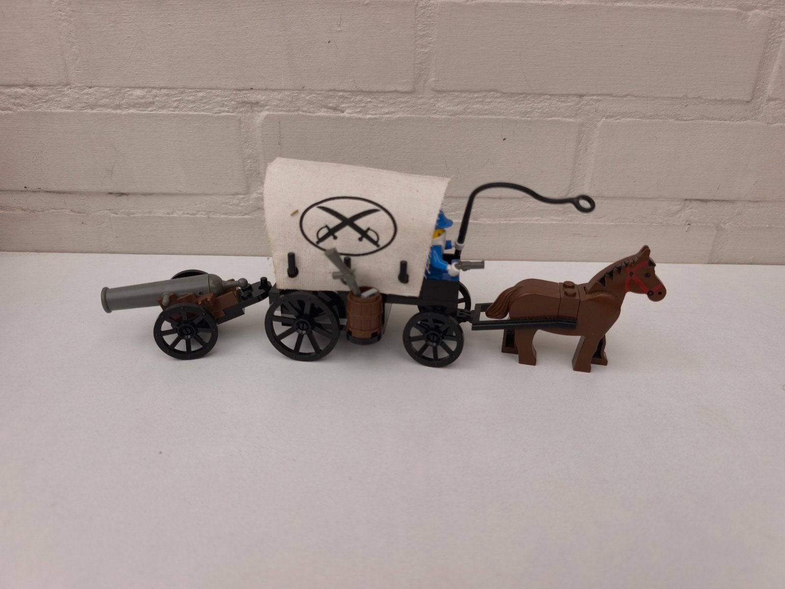 LEGO Western 6716 - Covered Wagon / Huifkar, Ophalen of Verzenden, Gebruikt, Minifiguur, Lego