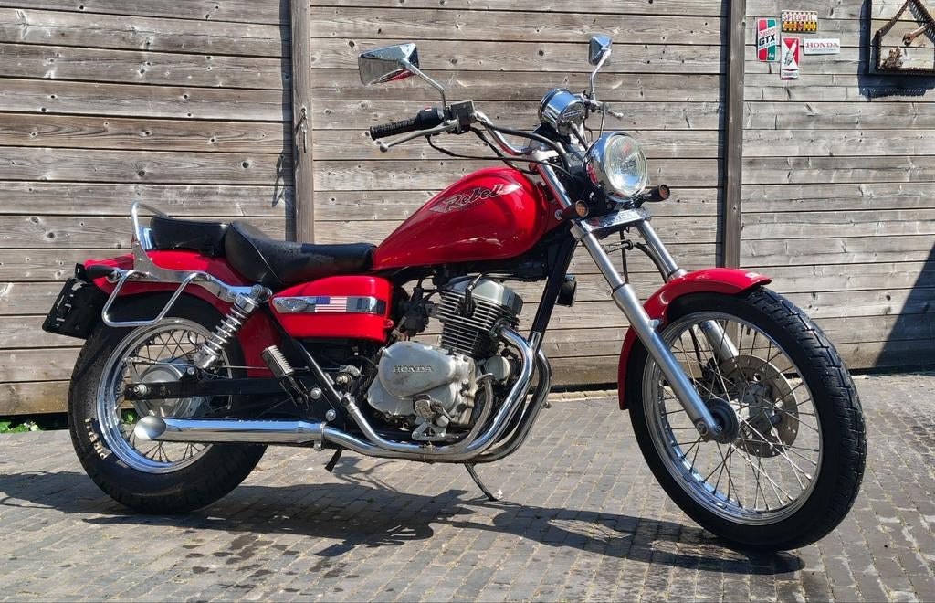 Honda rebel 125 ca 1998, Motoren, 2 cilinders, Chopper, Gebruikt, Particulier