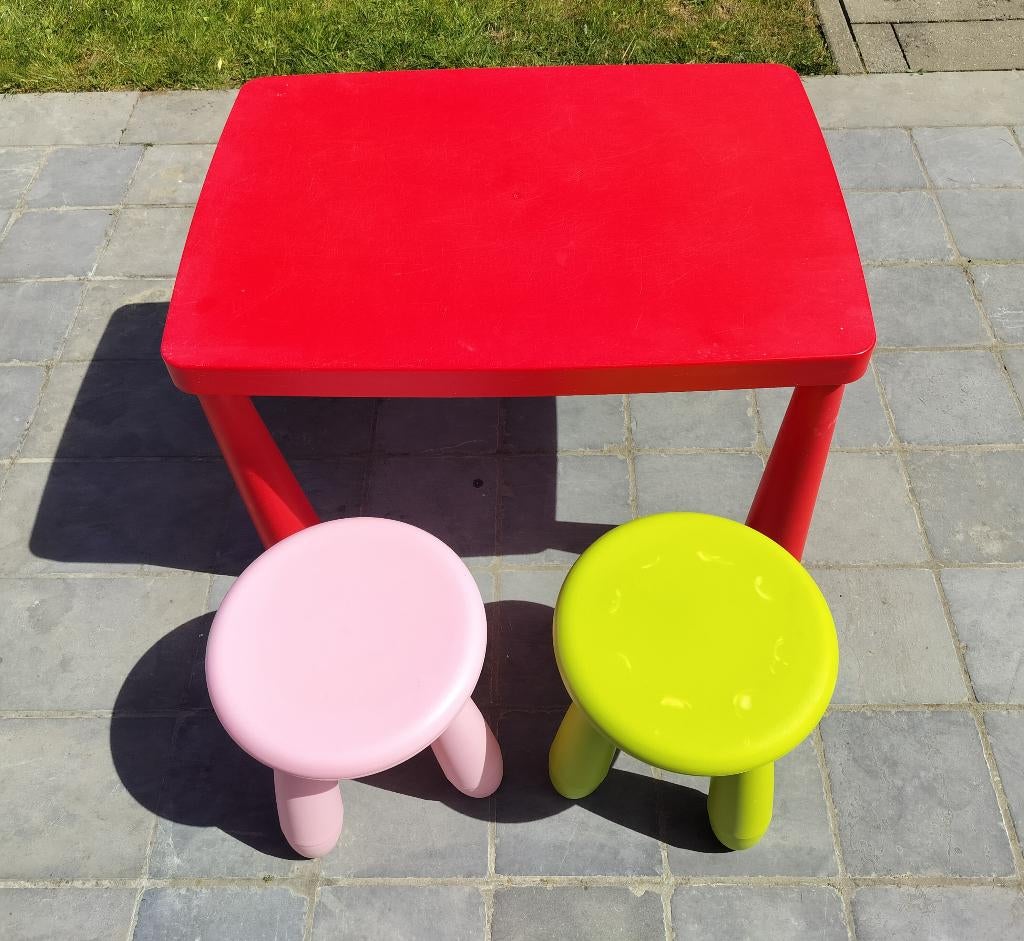 Tafel en stoeltjes kind, Enlèvement, Comme neuf