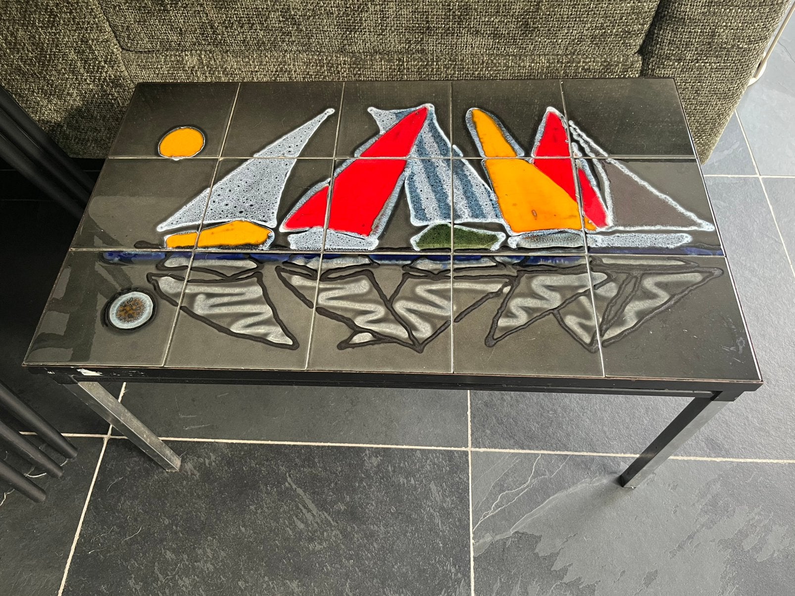 Table design vintage ADRI BELARTI, Enlèvement