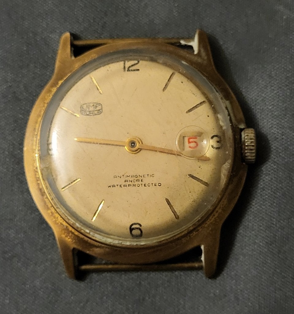 Vintage Ruhla horloge, Ophalen, Polshorloge, 1960 of later