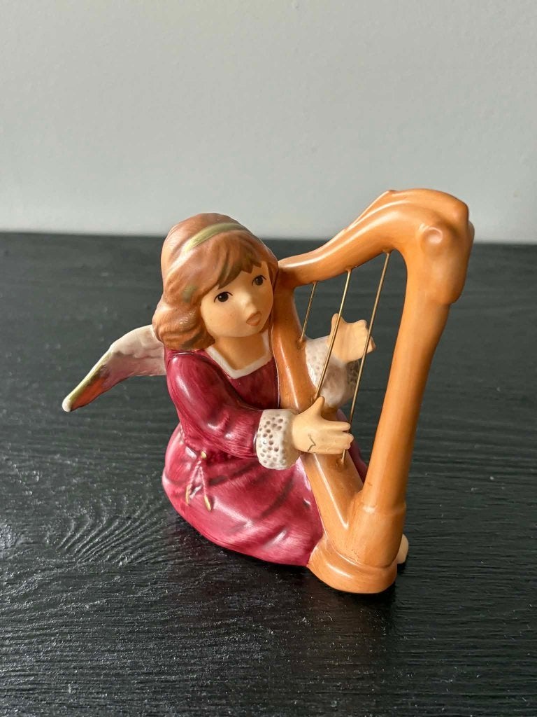 Goebel, engel met harp, Ophalen of Verzenden, Zo goed als nieuw
