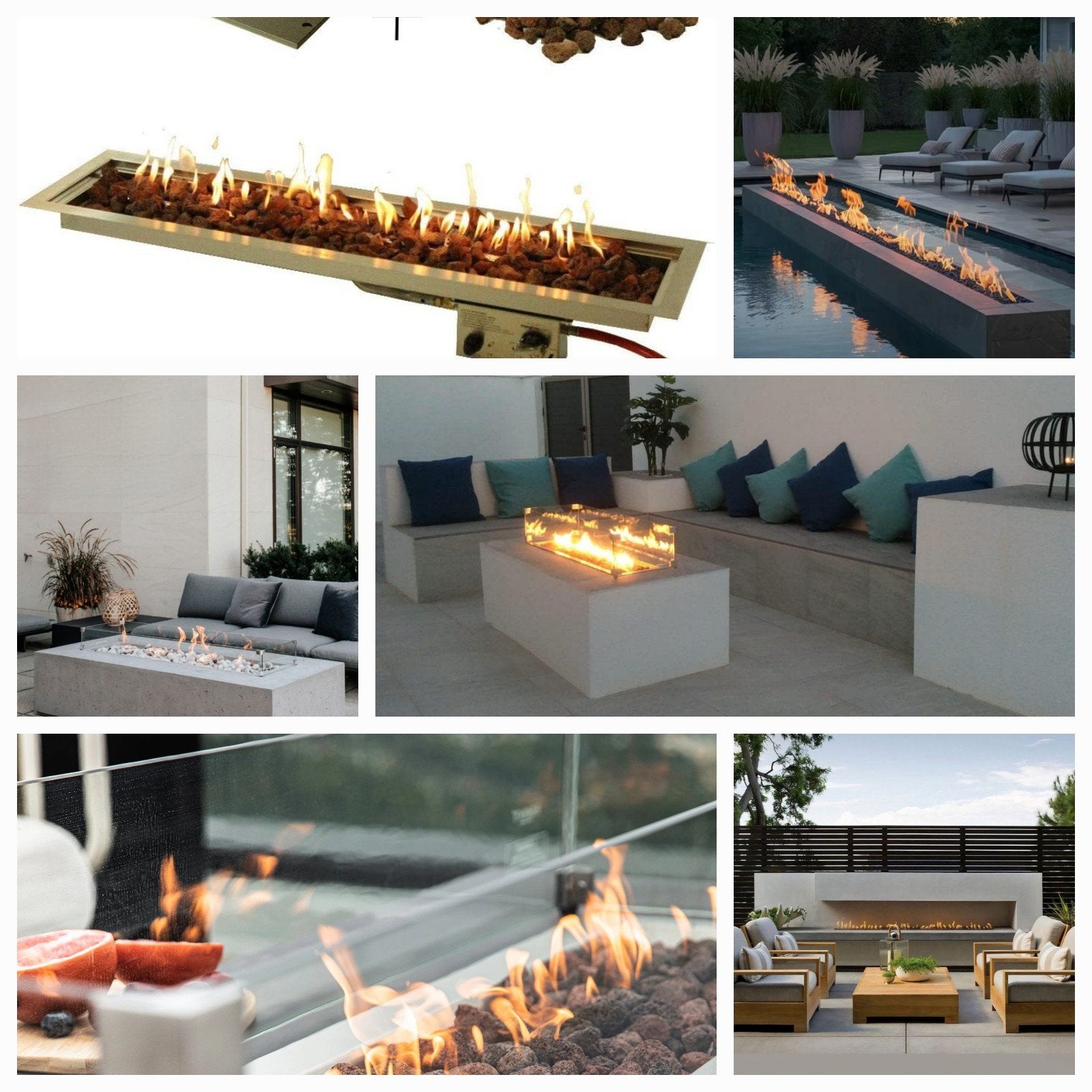 Inbouwgashaard tuin inox, Tuin en Terras, Ophalen