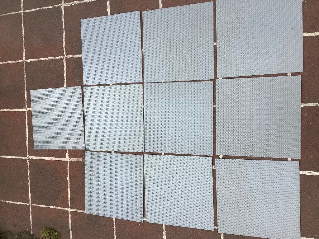 Lego basisplaten 48 x 48 - 10 stuks, Ophalen of Verzenden, Zo goed als nieuw, Grondplaat, Lego