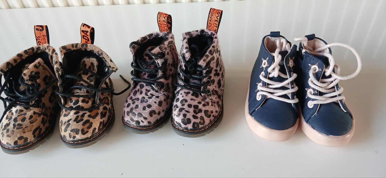 schoenen maat 19, Ophalen
