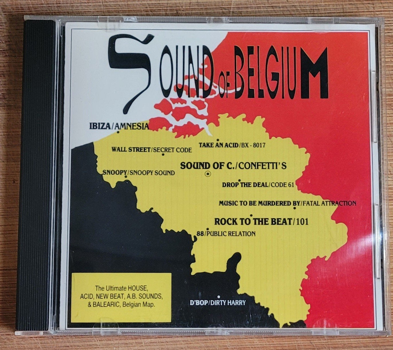 Sound of Belgium (1989, Public Records) New Beat, Cd's en Dvd's, Ophalen of Verzenden, Electro, Verzamelalbum
