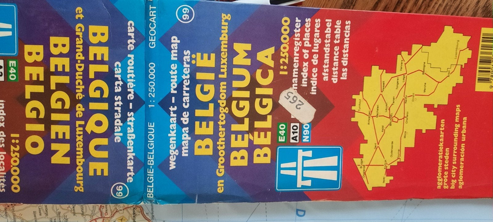 Carte Belgique, Enlèvement
