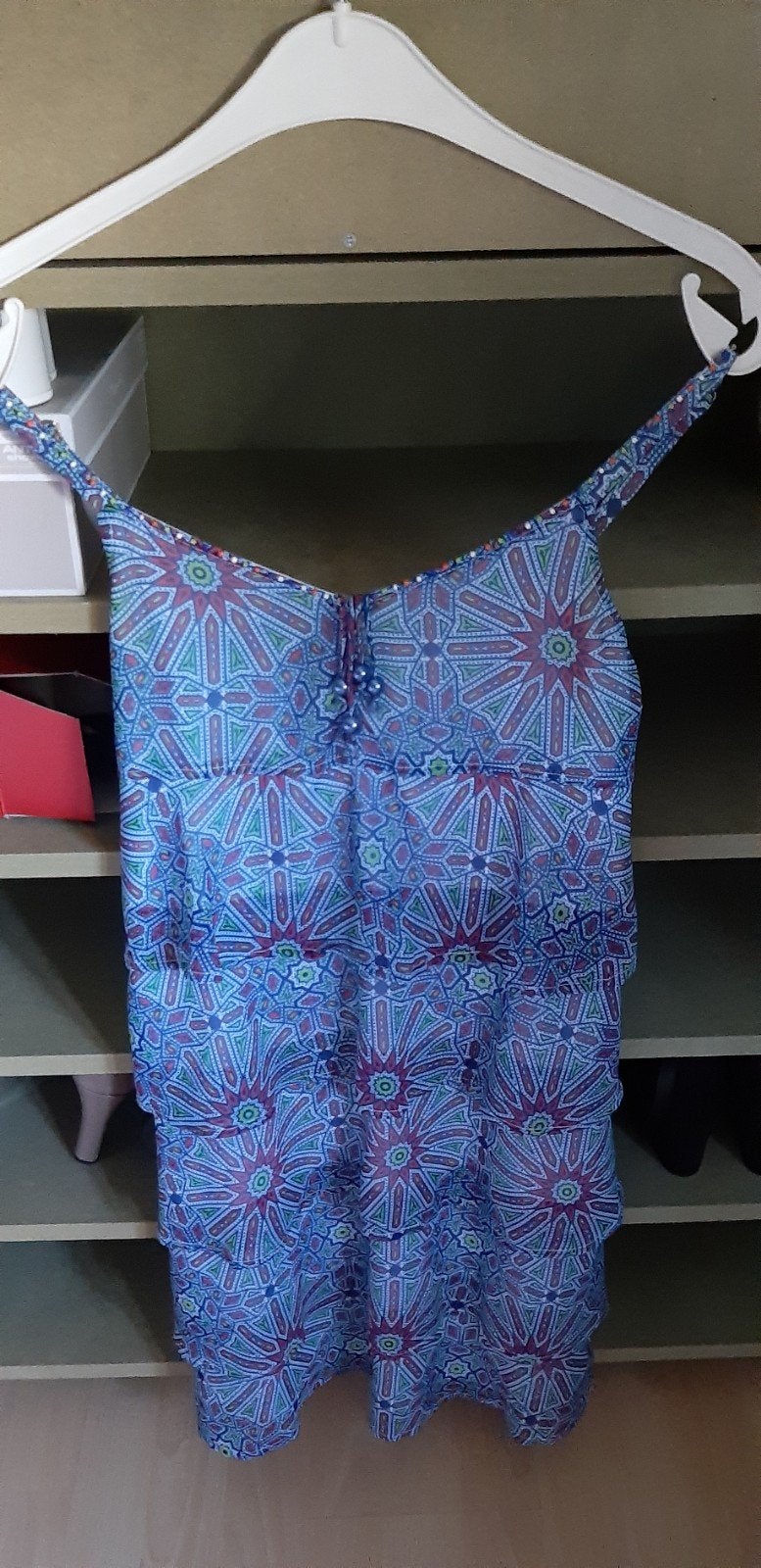 Zomers jurkje Terre Bleue (maat M) met spaghettibandjes, Kleding | Dames, Ophalen