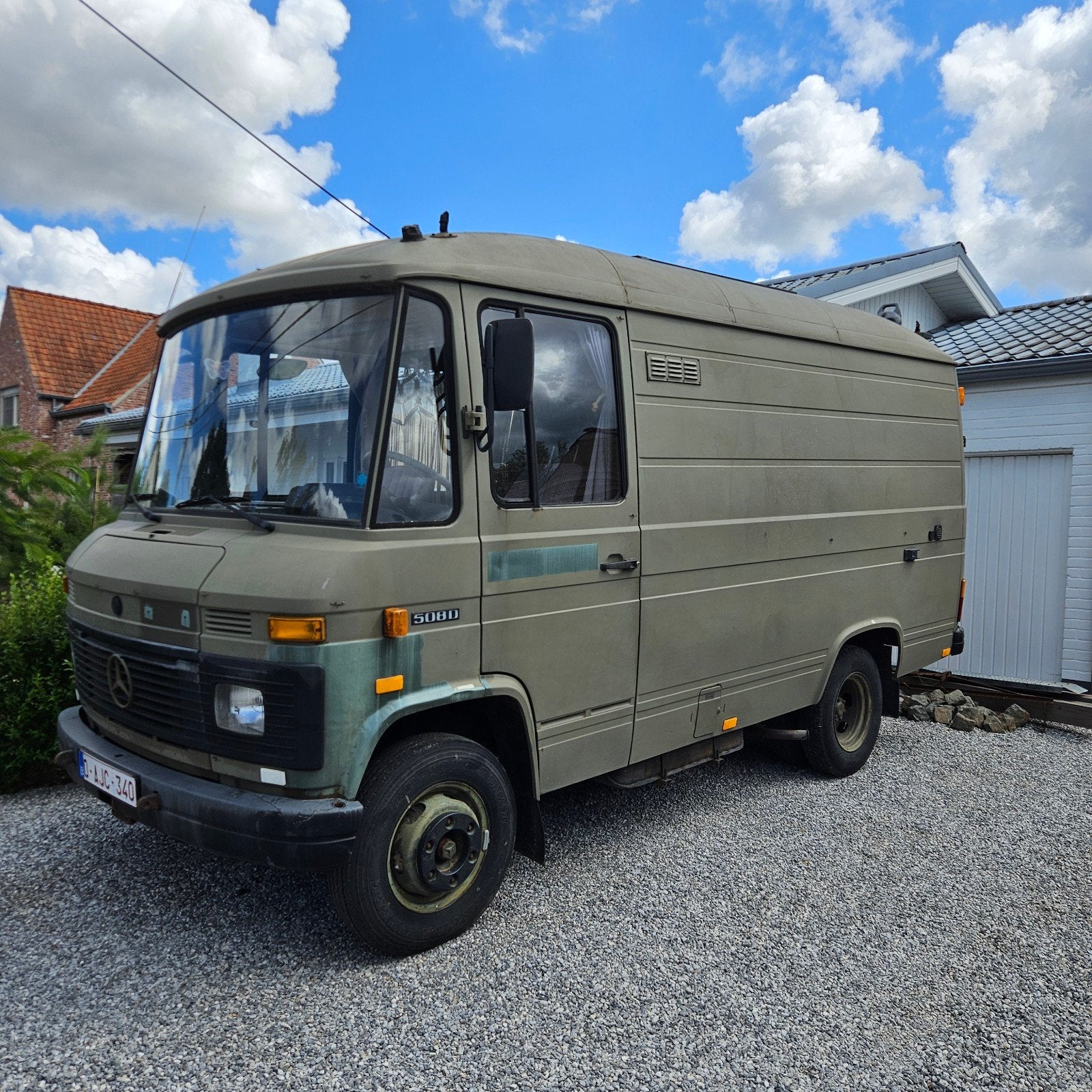 Mercedes 508d 65000km te koop wegens aankoop nieuwe camper, Autos, Particulier, Achat