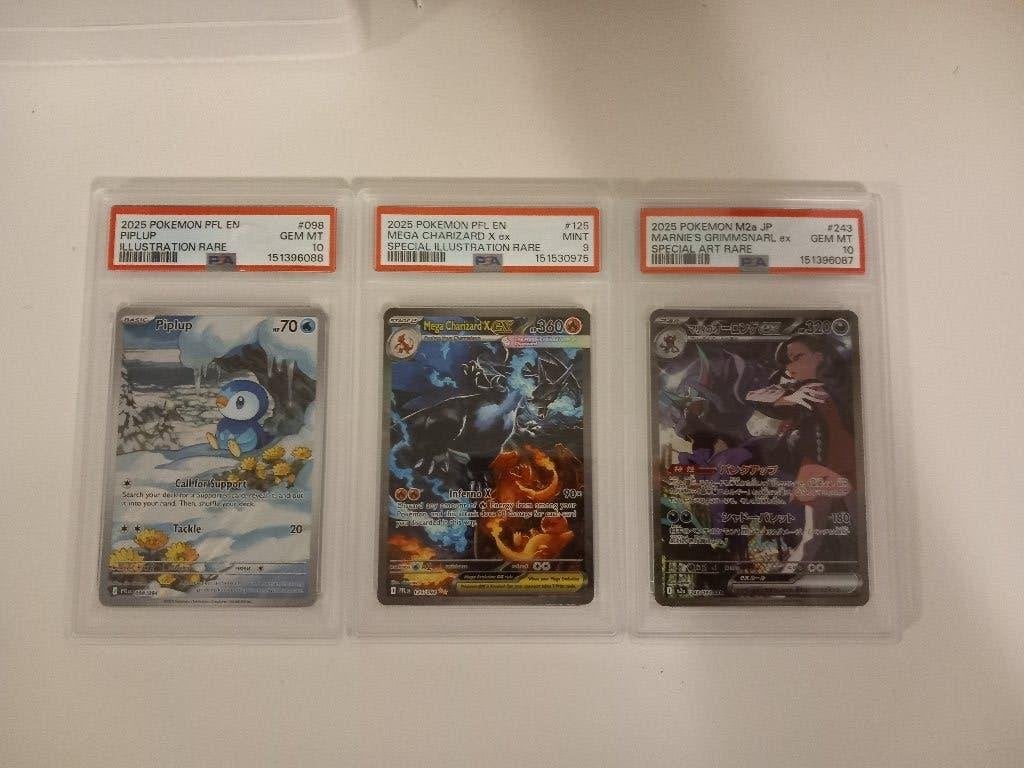 Pokémon Slabs: Charizard X ex 125 PSA 9, Ophalen of Verzenden, Nieuw, Meerdere kaarten