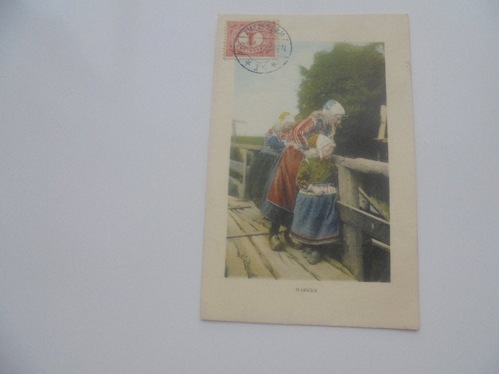 klederdracht, Verzenden, Voor 1920, Gelopen, Klederdracht