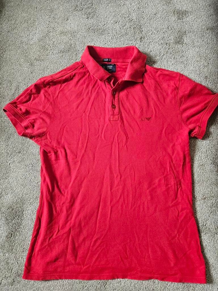 Armani Jeans Polo Tshirt XL origineel, Kleding | Heren, Polo's, Armani Jeans, Maat 56/58 (XL), Ophalen of Verzenden, Gedragen
