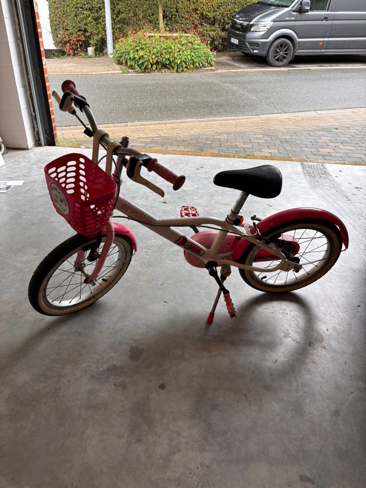 Kinder meisjes fiets 5-8j, Vélos & Vélomoteurs, Enlèvement, Utilisé, 14 pouces ou moins