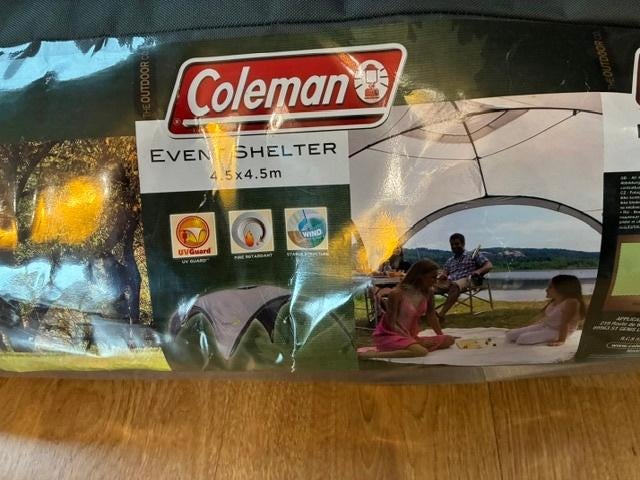 Coleman Event Shelter 4,5x4,5 meter, Ophalen