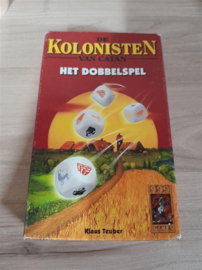 De kolonisten van Catan het dobbelspel - 999 games - s3886, Hobby en Vrije tijd, Gezelschapsspellen | Bordspellen, Verzenden, Zo goed als nieuw