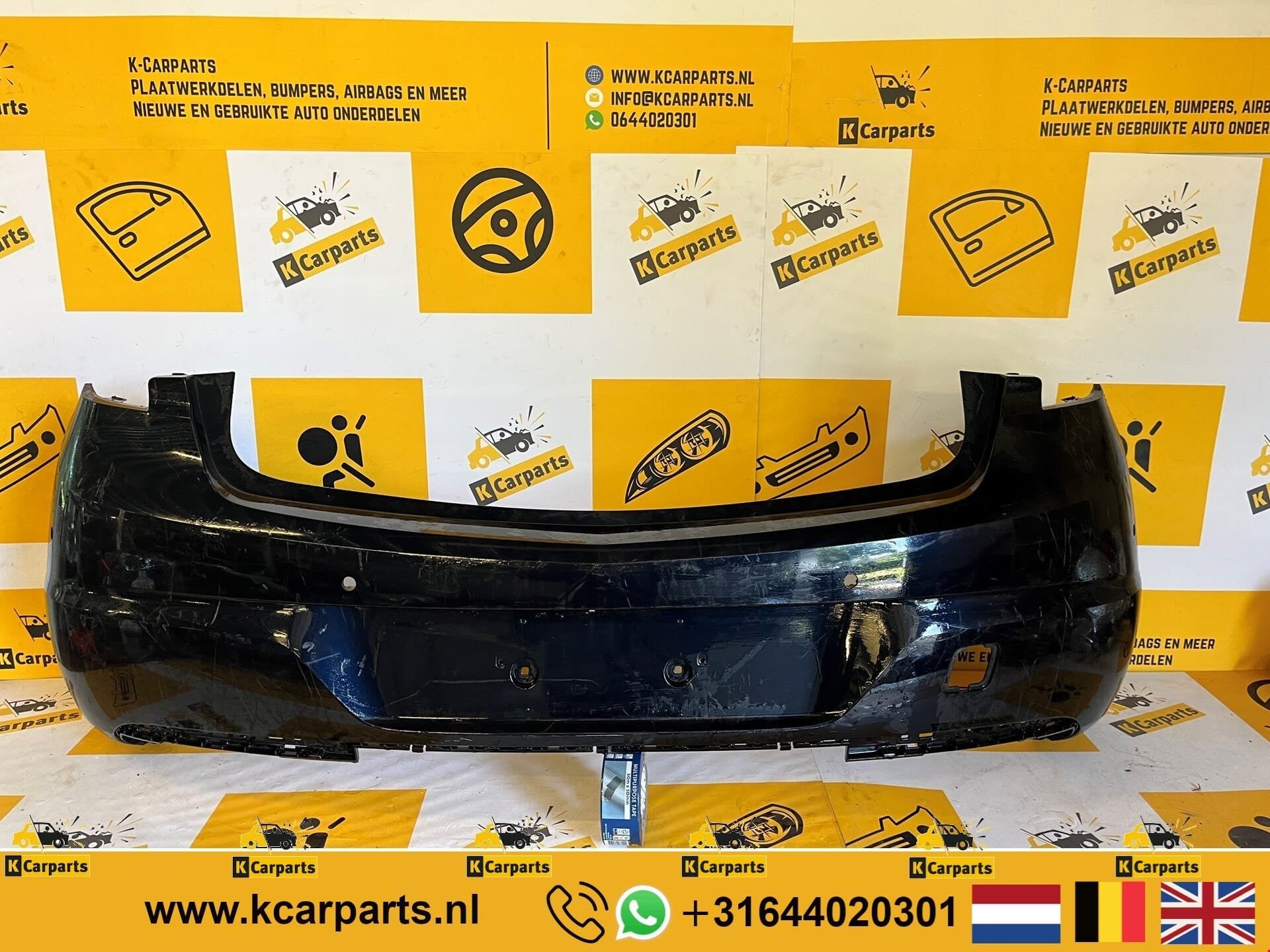 Achterbumper Opel Astra K 4X PDC origineel bumper 39161692, Auto-onderdelen, Info@fabrikant.eu, Fabrikantstraat 1
1000 AA  Amsterdam, NL