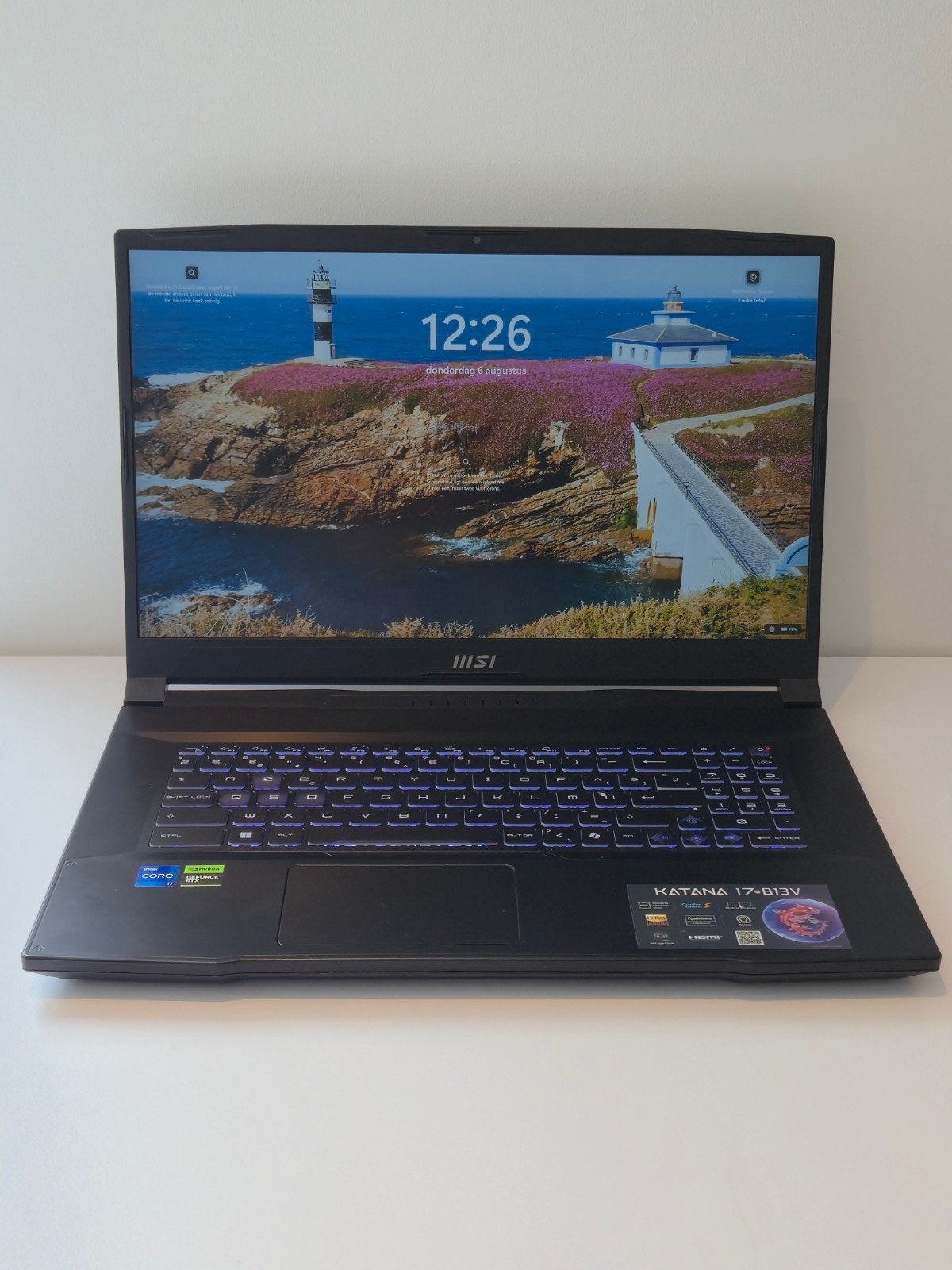MSI katana 17 B13V laptop, Computers en Software, Met videokaart, 32 GB, 512 GB, Zo goed als nieuw