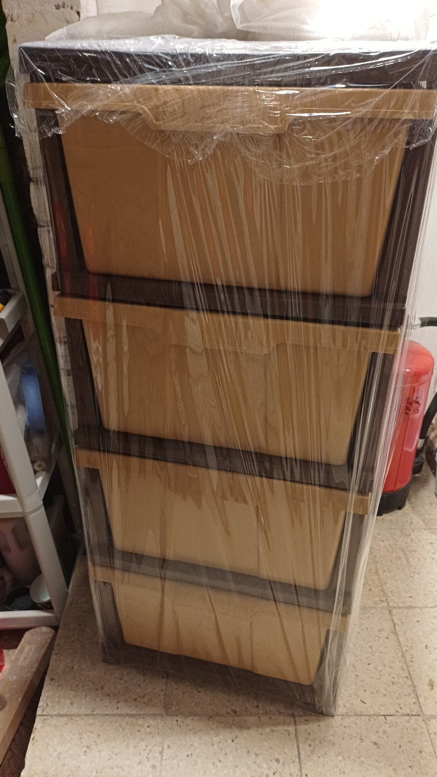Dressoir met 4 verdiepingen, Huis en Inrichting, Kasten | Ladekasten, Ophalen, Overige materialen, 100 tot 150 cm, 50 tot 100 cm