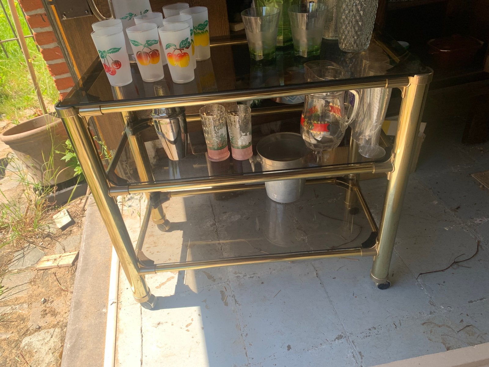 Vintage trolly, Ophalen
