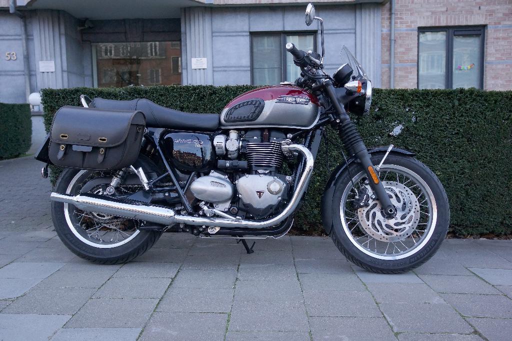 Triumph Bonneville T120, Motoren, 2 cilinders, Occasion, Motorrijbewijs A, Handvatverwarming
