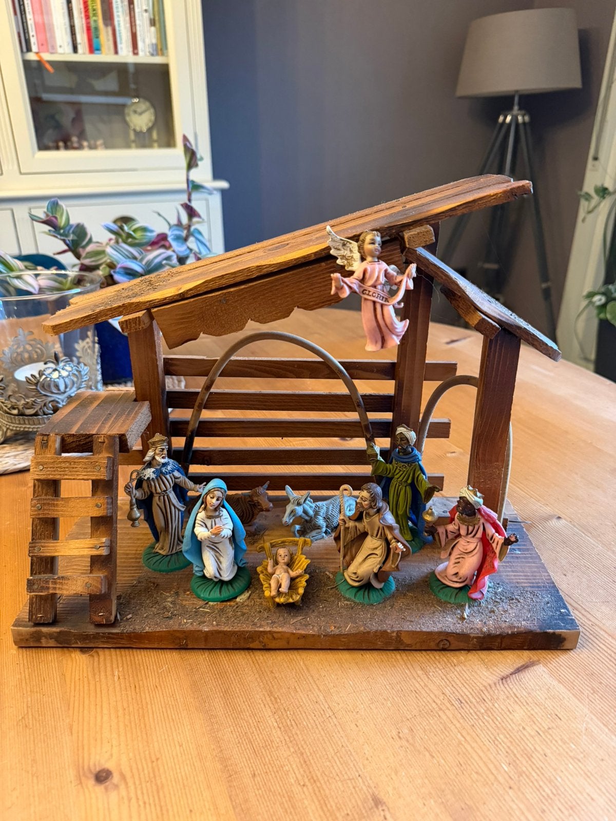 Kerststal jaren 70, Diversen, Kerst, Ophalen, Gebruikt
