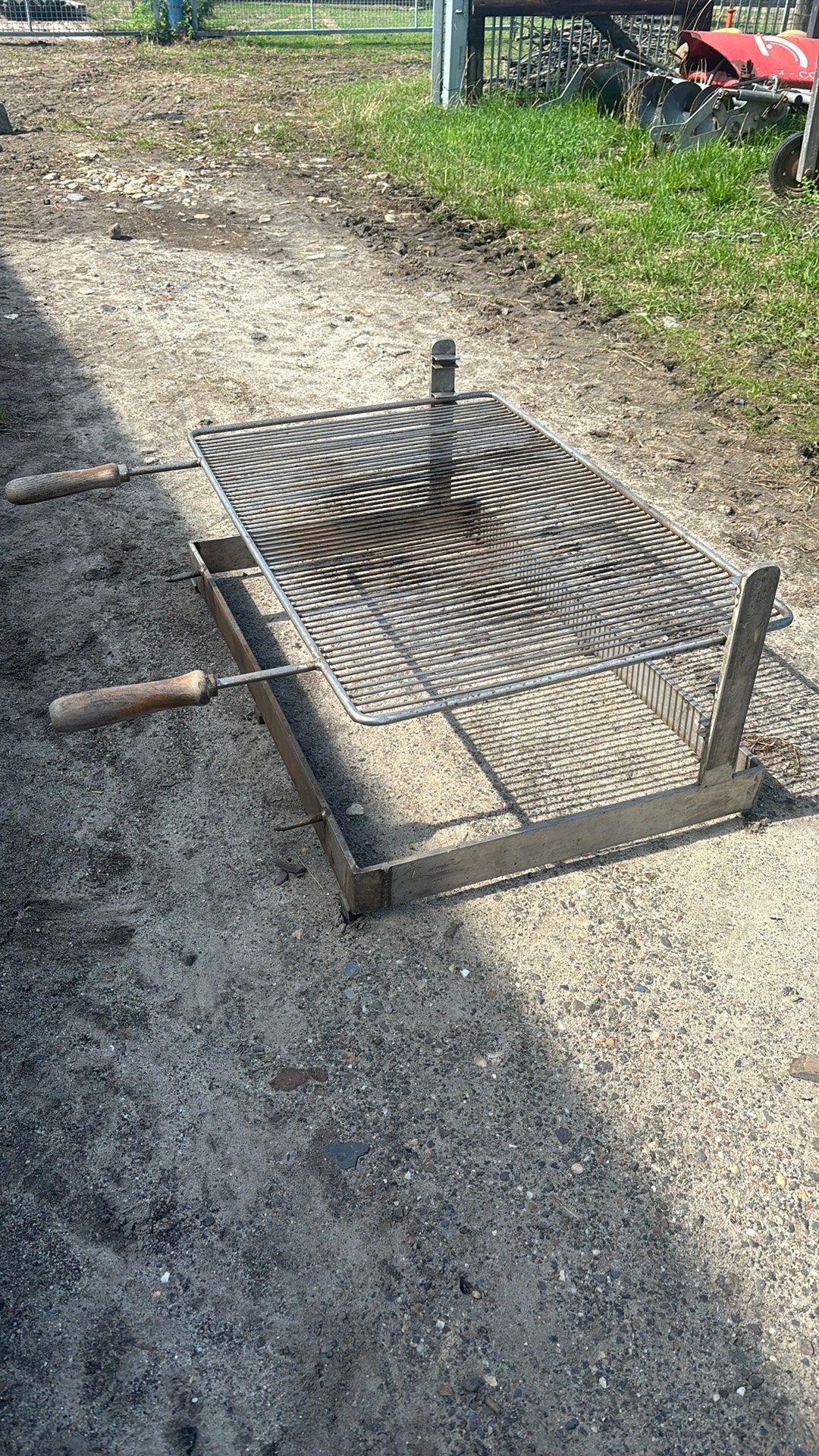 barbecue-inzetrooster rvs, Ophalen, Gebruikt