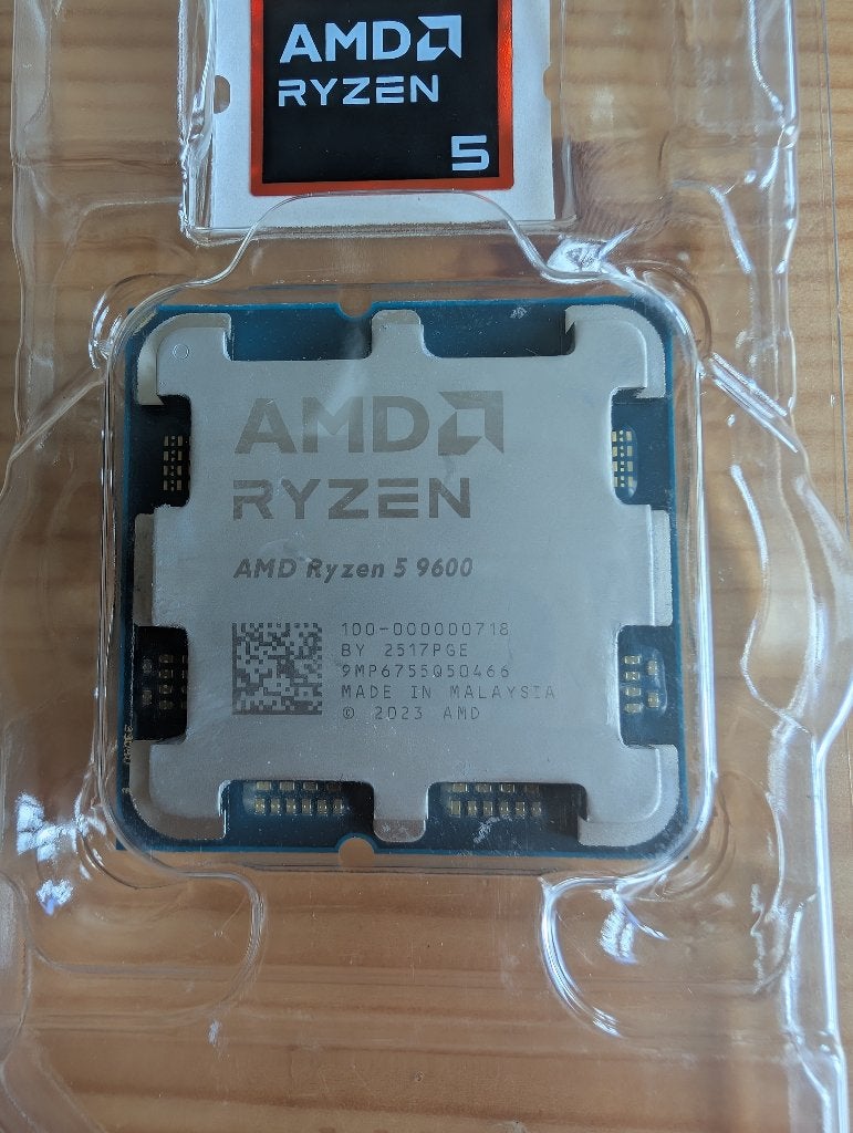 Ryzen 5 9600, 6-core, AM5, AMD Ryzen 5, Enlèvement