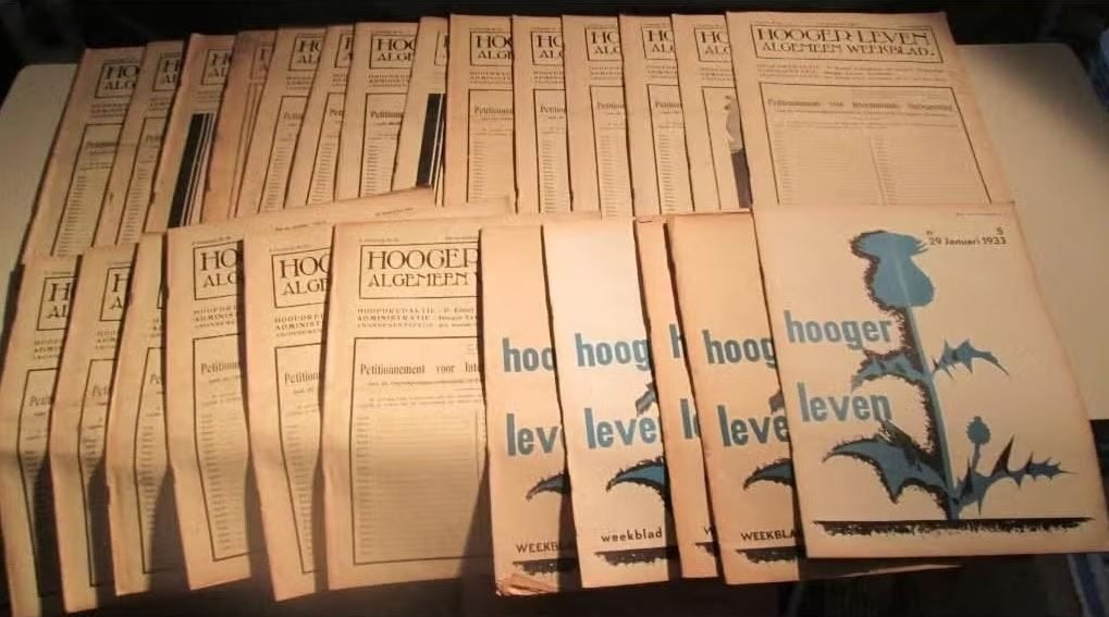 Grote Partij Oude Tijdschriften - Hooger Leven - 1931-1933, Ophalen of Verzenden, Gelezen