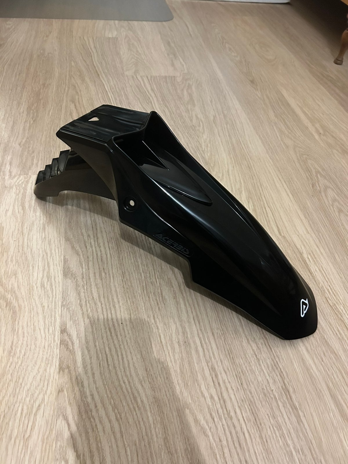 Pare-boue avant Acerbis EVO Supermoto noire, Motos, Enlèvement ou Envoi, Neuf