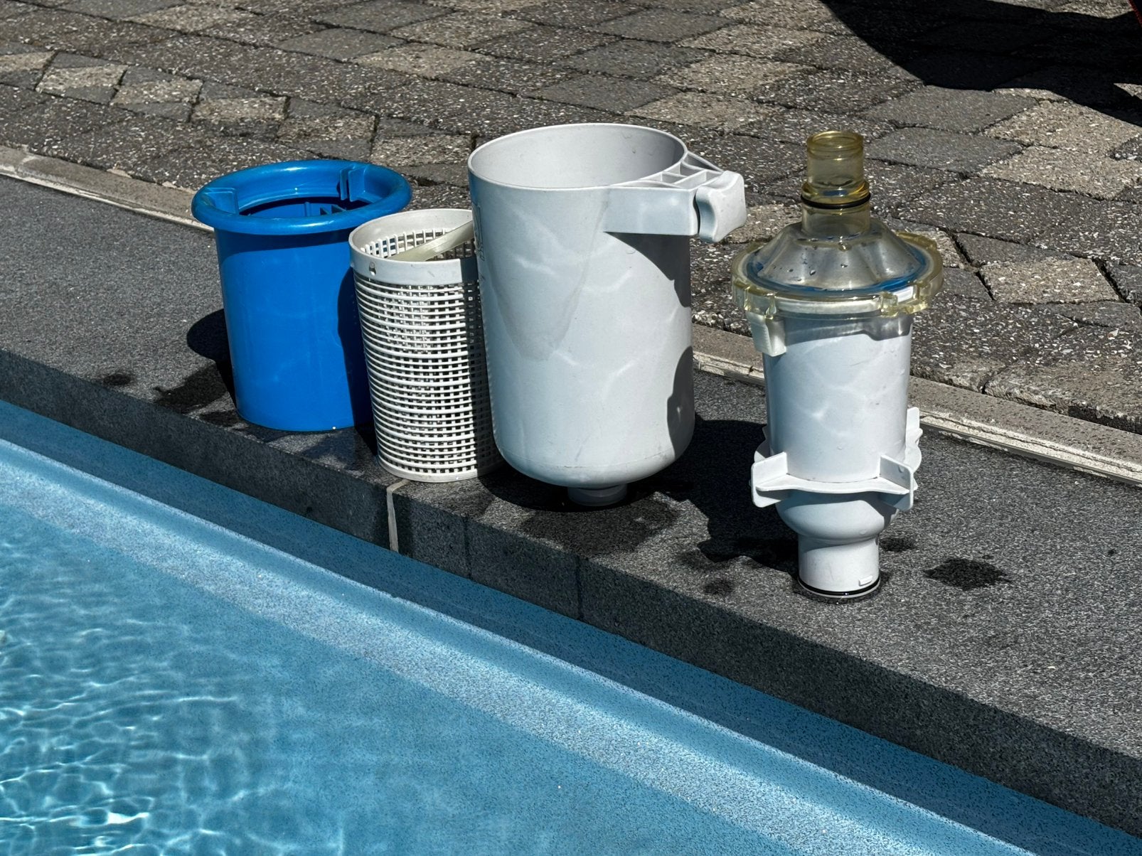 Skimmer en stofzuigfilter voor Intex, Tuin en Terras, Ophalen, Gebruikt, Skimmer
