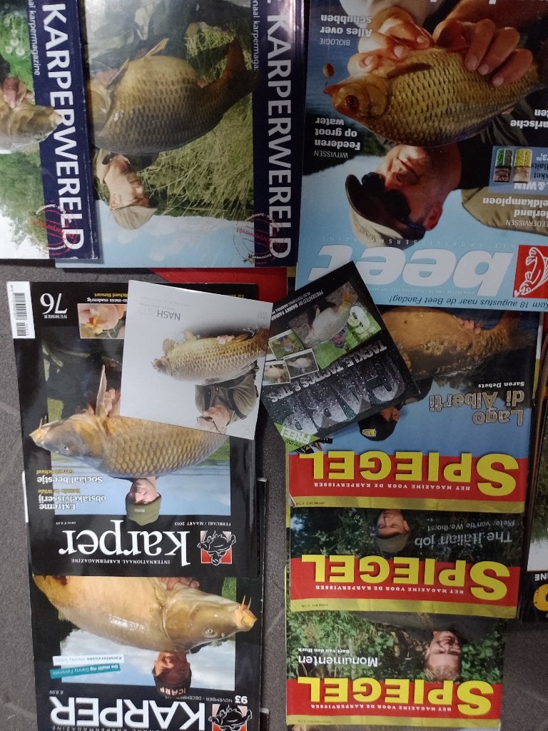 14 karper magazines spiegel karper beet karperwereld, Watersport en Boten, Hengelsport | Karpervissen, Ophalen of Verzenden, Zo goed als nieuw
