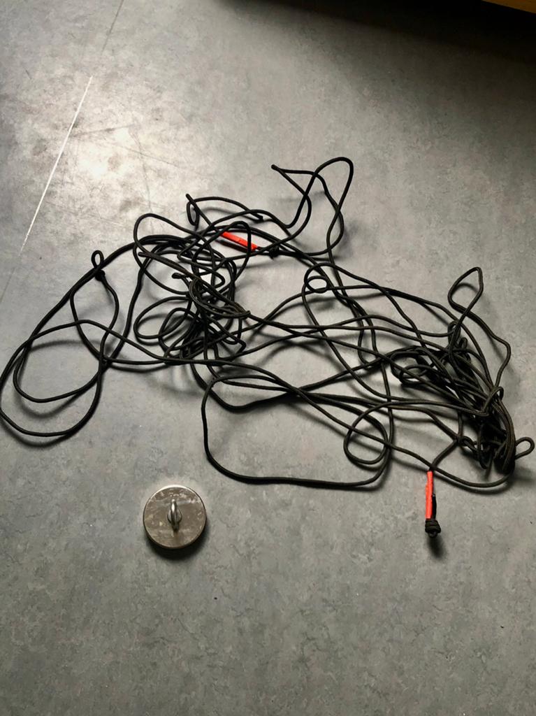 Vismagneet (400kg) tekoop, Hobby en Vrije tijd, Metaaldetectors, Ophalen, Gebruikt