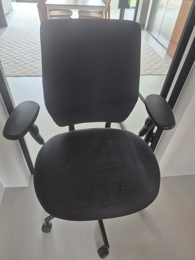 Vitra bureaustoel zwart, Enlèvement, Utilisé, Noir, Chaise de bureau