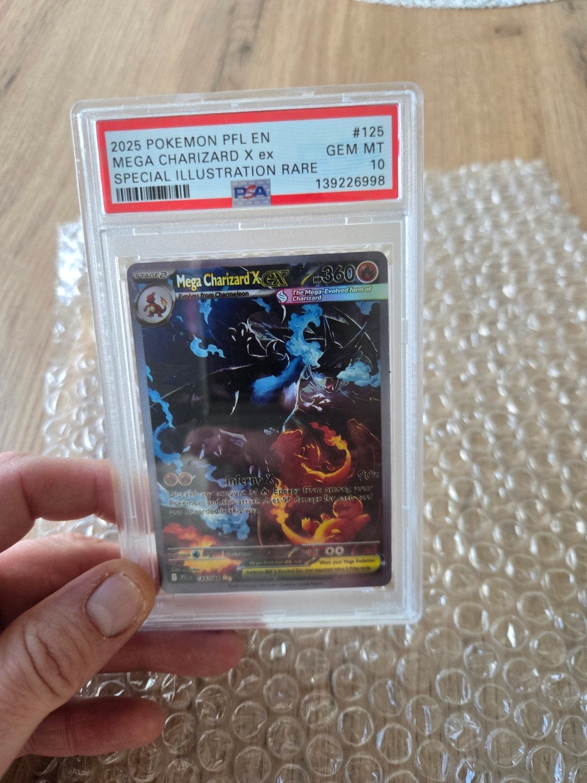 Carte pokémon psa10 Mega charizard X ex