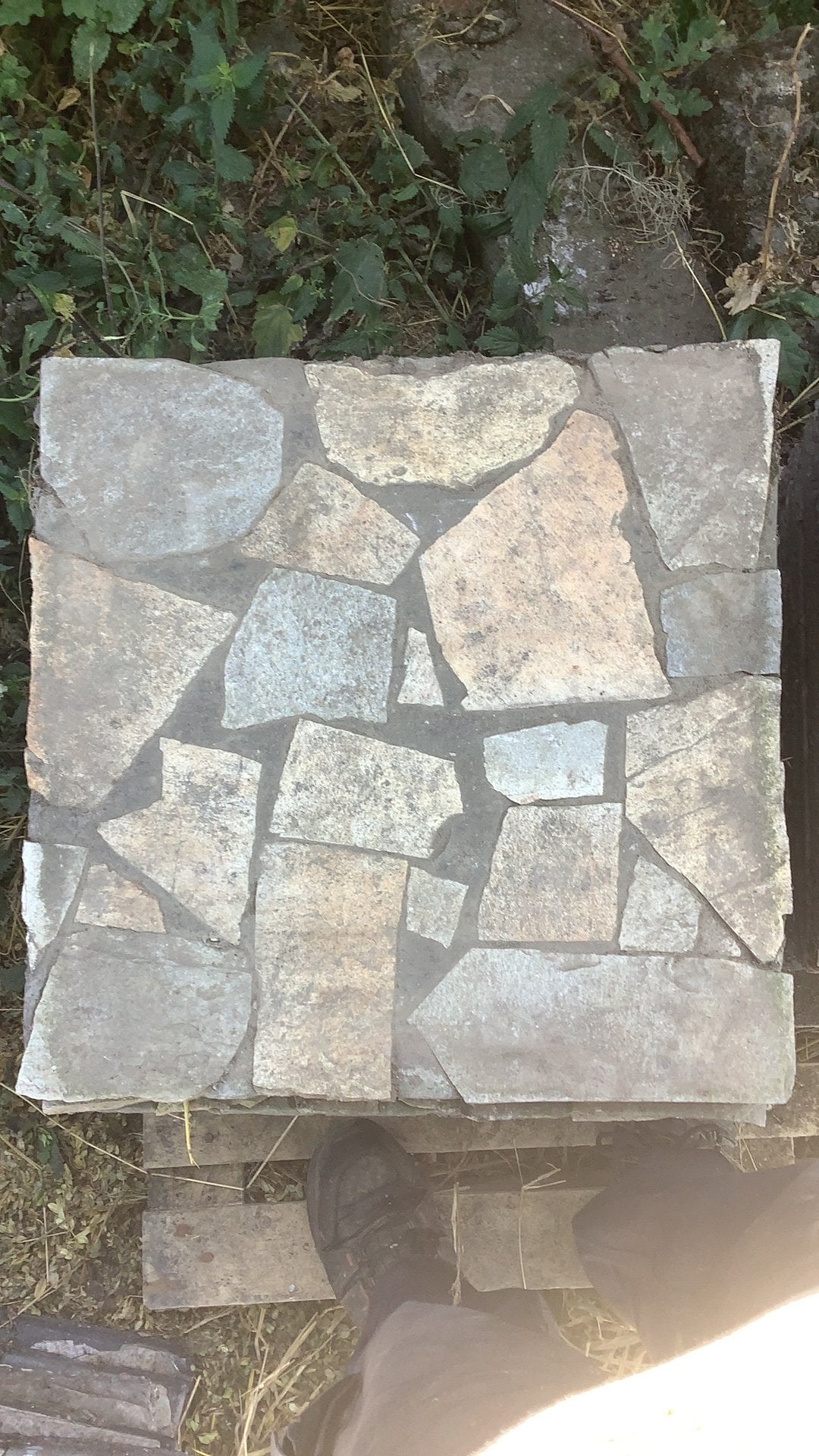 Mozaïek tegels, Tuin en Terras, Ophalen, Gebruikt