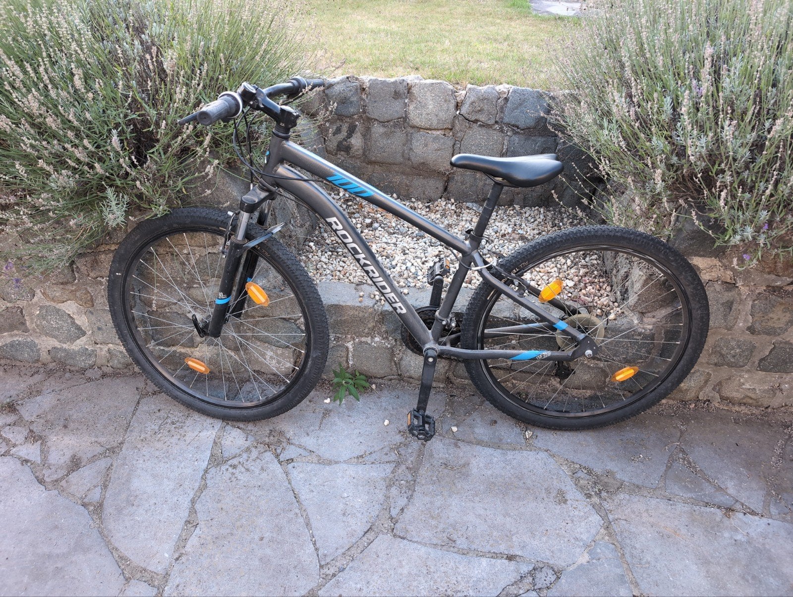 Medium fiets rockrider st 100, Autres marques, Frein sur jante, Enlèvement, Utilisé